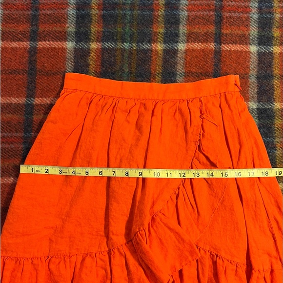 J. Crew Linen Ruffle-Hem Mini Skirt - Picture 9 of 11